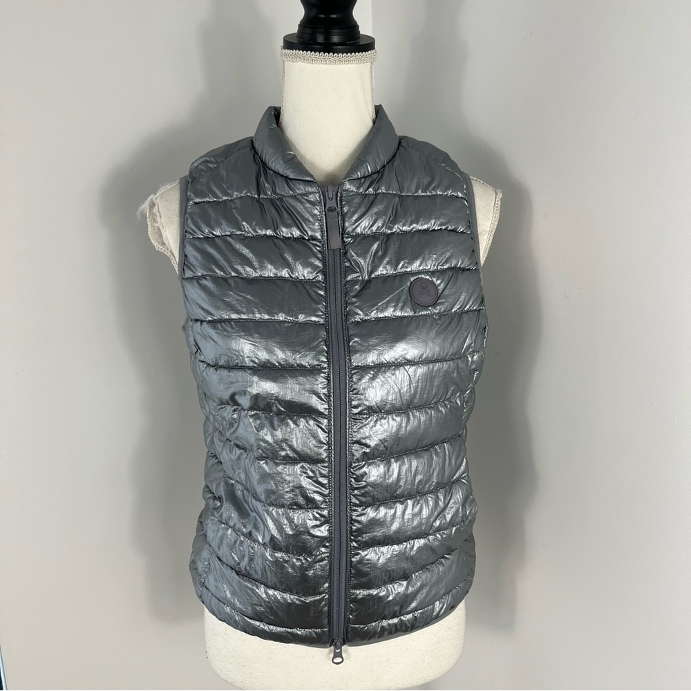 Scalpers metallic puffer vest